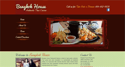 Desktop Screenshot of bangkokhouserestaurant.com